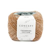 Katia Cashmina Cotton 105 Blau-Orange